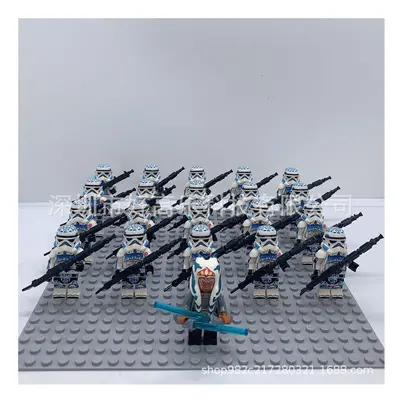 (18) 21Pcs Fit Lego Star Wars Empire Storm Trooper Minifigures Kids Toys