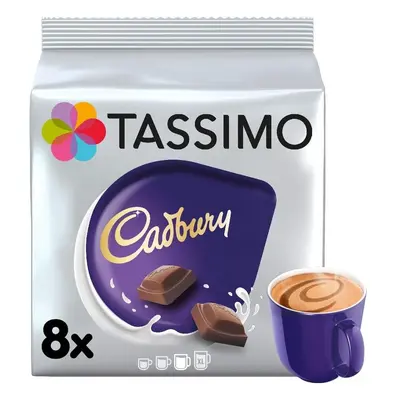 Tassimo Cadbury Hot Chocolate Pods x8 (Pack of 5, Total Drinks)