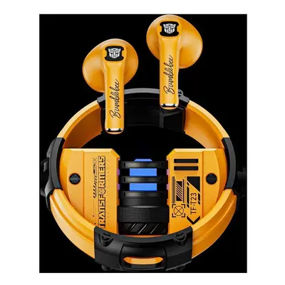 (Yellow) TF-T23 TWS Bluetooth 5.4 Headphones Long Endurance Noise Reduction Low