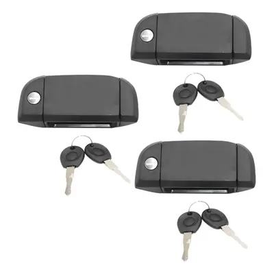 3X for TRANSPORTER T4 Outer Rear Wing Door Handle 701827561A