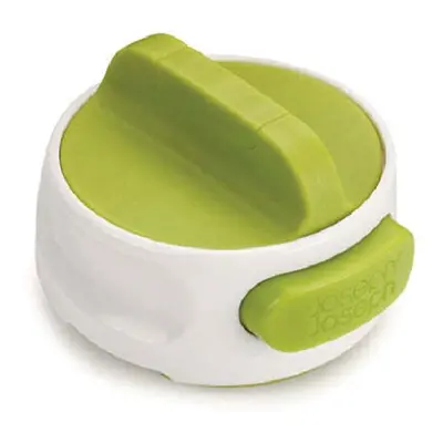 Can-Do Compact Can Opener, Tin Opener with automatic grip, White/Green