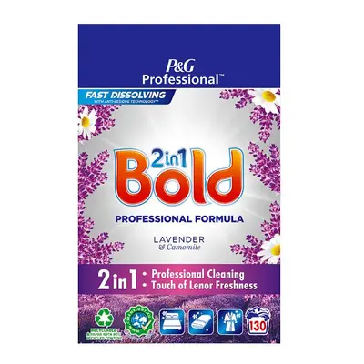 Bold Professional Powder Detergent Lavender & Camomile Washes (130w)