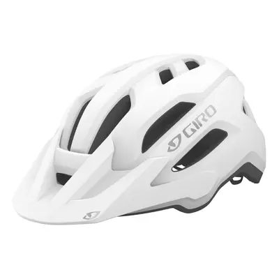 Giro Fixture II MIPS Mountain Bike Helmet for Men Women Kids and Adults - Matte White/Grey Logo 