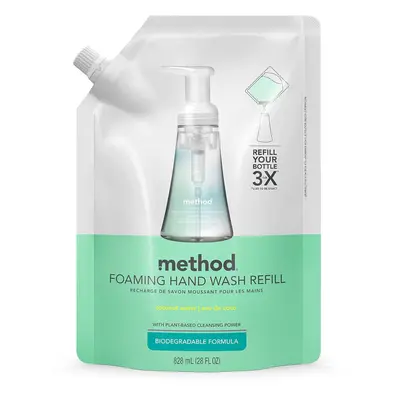 Method Foaming Hand Soap Refill Coconut Water Oz Fl Oz