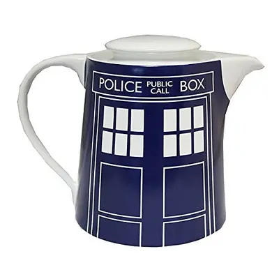 Tardis Door Panel Tea Pot, Blue