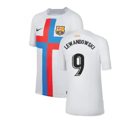 (SB) Barcelona Third Shirt (Kids) (LEWANDOWSKI 9)