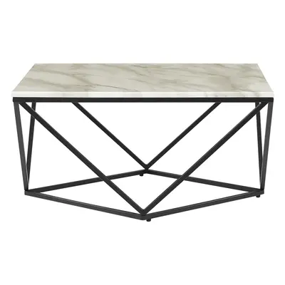 Coffee Table MALIBU Marble Effect Beige