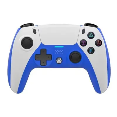 (Blue + White) Six-axis Somatosensory Gyroscope Wireless Game Controller for Elite Slim Pro Cons