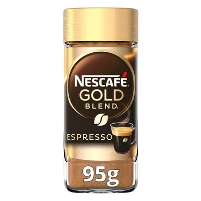 Nescafe Gold Blend Espresso Instant Coffee (Pack of x 95g)