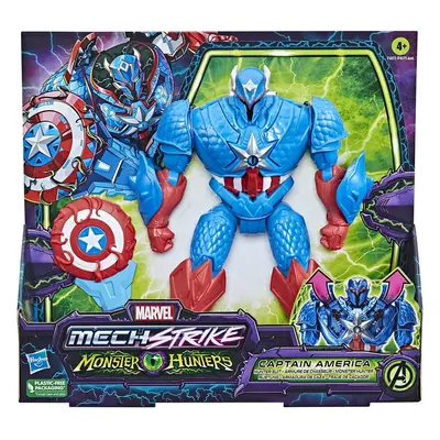 Hasbro Marvel Avengers Mech Strike Monster Hunter Captain America Hunter Suit Toys