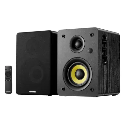 (Black) 3" Active Bluetooth 5.0 Bookshelf Speakers - 60W Carbon Fiber Speaker Unit