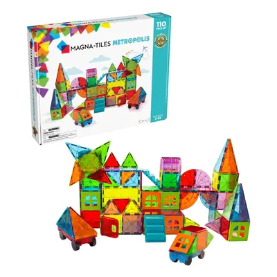 MAGNA-TILES Metropolis 110-Piece Magnetic Construction Set The ORIGIN