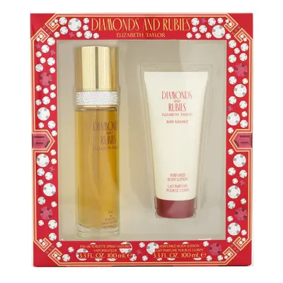 Elizabeth Taylor-Diamonds & Rubies Coffret: Eau De Toilette Spray 100ml/3.3oz + Perfumed Body Lo