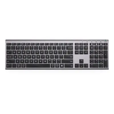 (gray) Wireless Bluetooth Keyboard And Mouse Combo Dual-mode Rechargeable 2.4g Keyboards And Mce