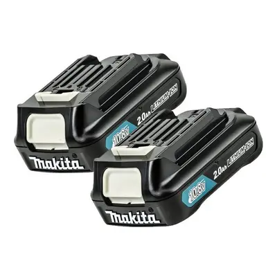 2 x Makita BL1020 BL1021B 10.8v 12V Max CXT Lithium Ion Slide Type 2.0ah Battery