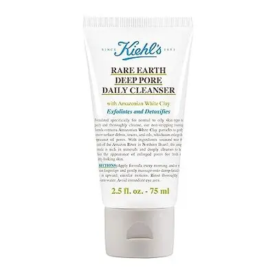 Kiehl's Rare Earth Deep Pore Cleanser with Amazonian White Clay, 2.5 Ounce/75ml