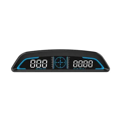 (black) Hud Speedometer 5v Usb Powered Brightness Adjustable Good Performance Gps Bds High Clari