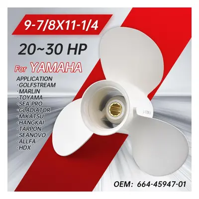 Outboard Propeller For Yamaha 20hp 25hp 30hp 7/8*11 1/4 Boat Motor Aluminum Alloy Screw Blade Sp