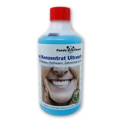 Dental Concentrate Ultrasonic Cleaner - for the removal of Plaque and Discolouring - for false t