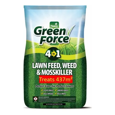 Green Force 4in1 Triple Action Lawn Feed, Weed & Mosskiller 8.75kg