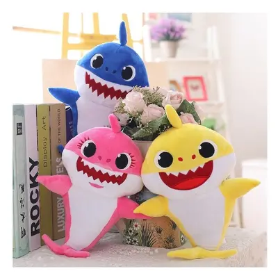 (pink) Baby Shark Musical Singing Soft Toy