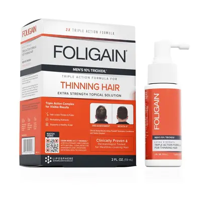 FOLIGAIN HAIR REGROWTH TREATMENT For Men with 10% Trioxidil