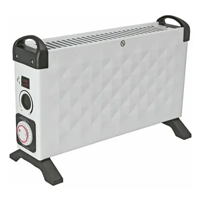 Challenge Diamond 2kw Convector Heater With Timer - White