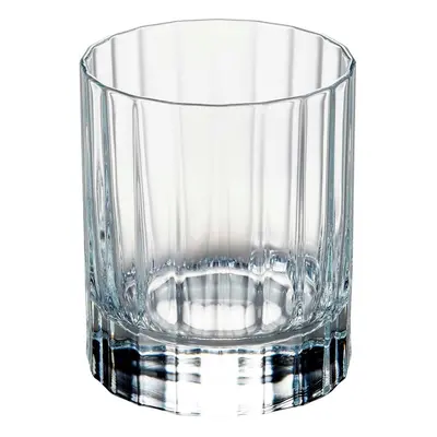 Luigi Bormioli Bach Box of Short, Clear Crystal Tumblers, 7.5 x 7.5 x cm