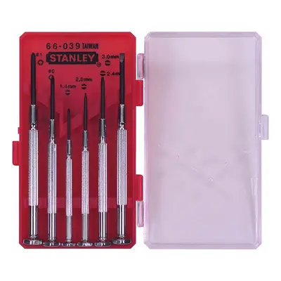 Stanley 1-66-039 Precision Screwdriver Set (6 Pieces)