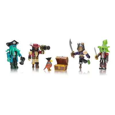 Roblox Action Collection - Pirate Showdown Four Figure Pack [Includes Exclusive Virtual Item]