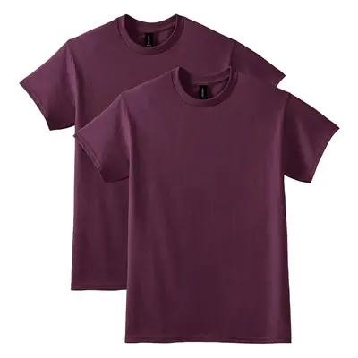 Gildan Unisex Adult Dryblend T-shirt Style G8000 Multipack Maroon 2-pack XX-Large US