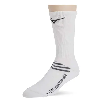 Mizuno Volleyball Runbird Crew Socks White Medium