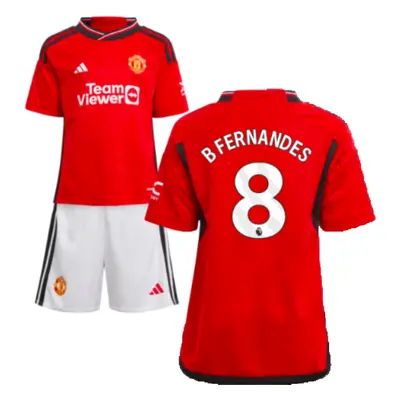 (18-24 Months) Man Utd Home Mini Kit (B Fernandes 8)