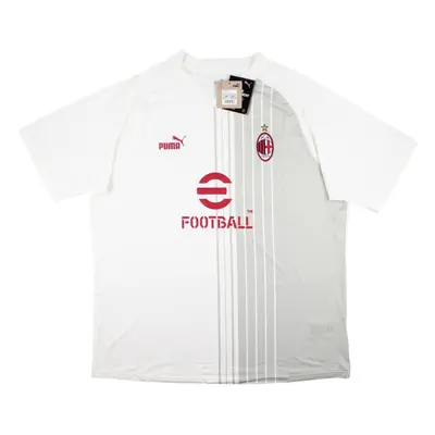 (XXL) AC Milan Pre-Match Shirt (White-Red)