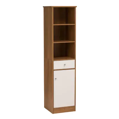 Premier Housewares Oak Effect Floorstanding Cabinet