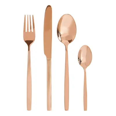 Avie Pc Rose Gold Finish Cutlery Set