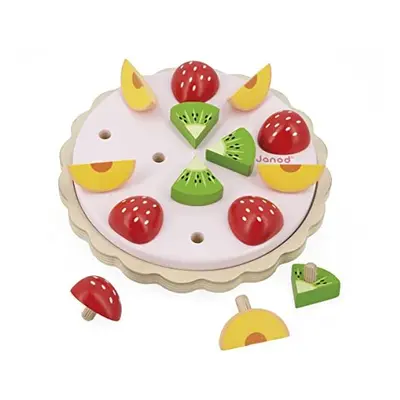 - Twist FSC Wood Fruit Tart - Pretend Play Toy - Wooden Accessories - cm Diameter - Years +, J06