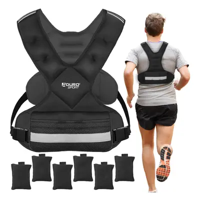 Aduro Sport Adjustable Weighted Vest Workout Equipment, 20lbs-32lbs Body Weight Vest for Men, Wo