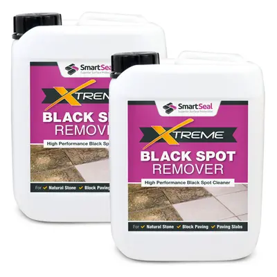 (2 x Litres) Black Spot Remover Cleaner Fast & Easy Cleaning of Natural Stone Patio and Drives