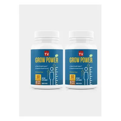 Grow Power Height Growth Capsules For Bone Strength Support With Powerful Growth Formula - Capsu