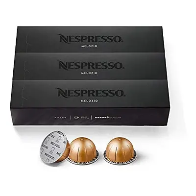 Nespresso Capsules VertuoLine, Melozio, Medium Roast Coffee, Count Coffee Pods, Brews 7.8oz