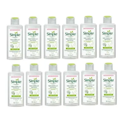 SIMPLE EYE MAKE UP REMOVER 125ML (Pack of 12)