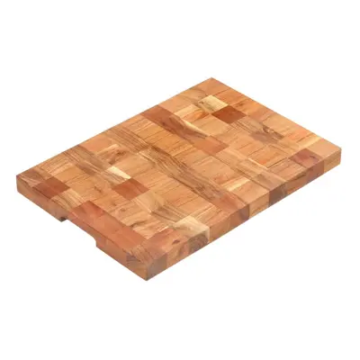 vidaXL Solid Acacia Wood Chopping Board 50x34x3.8 cm Wooden Cutting Board