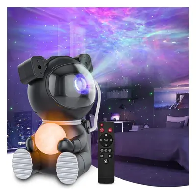 (black) Astronaut Light Projector, Galaxy Projector For Bedroom, Star Projector With Moon Lamp, 