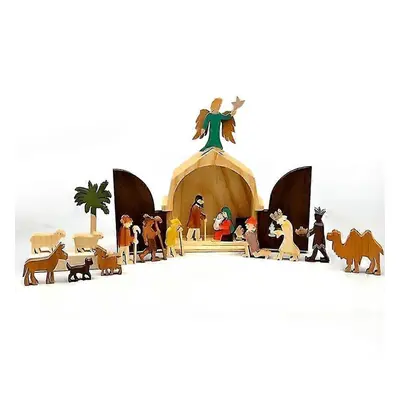 Christmas Atmosphere Nativitys Story Ornaments Set Stylish Holiday Party Decoration for Chirtama