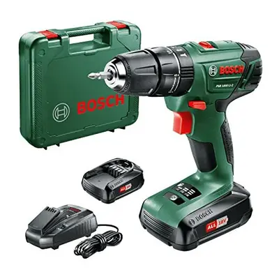 Bosch Home and Garden Cordless Combi Drill PSB LI-2 (2 x volt batteries, torque settings, drill 