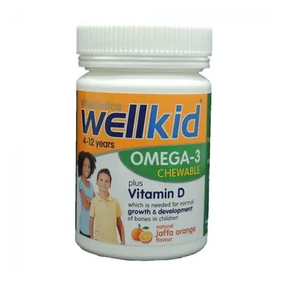 Vitabiotics Wellkid Omega-3 Chewable Capsules Children's Omega-3 Supplement 60's