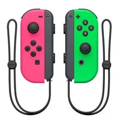 (Pink Green) Bluetooth compatible with Nintendo Switch Oled Console wireless 6-axis