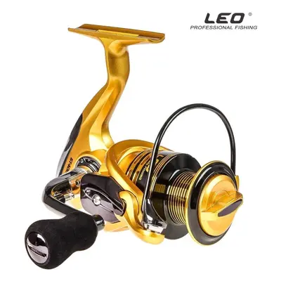 (gold, Series) New Fishing Spinning Reel Metal Spool 13+1 Ball Bearings Carp Fishing Reel 8kg Ma