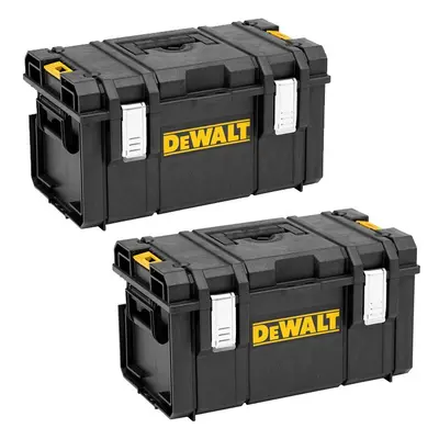 2x Dewalt Toughsystem DS300 Tough System Case Tool Box Storage Box Stackable 35L